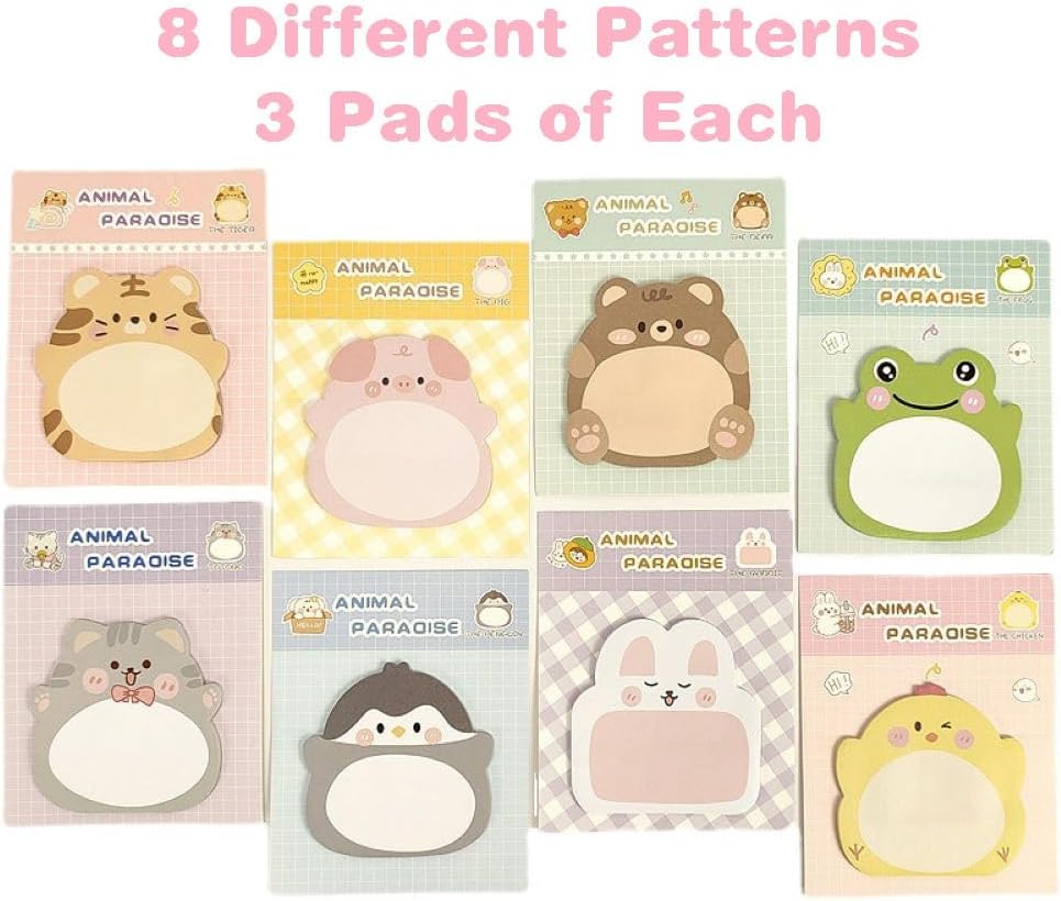 Cute Animal Sticky Notes – Make Every Reminder Adorable